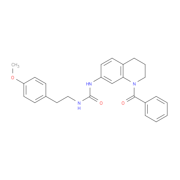 3-(1-benzoyl-1,2,3,4-tetrahydroquinolin-7-yl)-1-[2-(4-methoxyphenyl)ethyl]urea