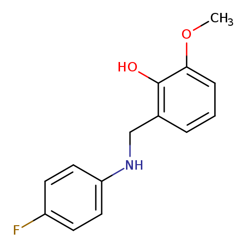 2-{[(4-fluorophenyl)amino]methyl}-6-methoxyphenol