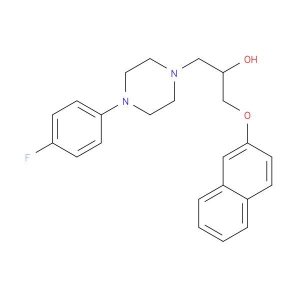 1-[4-(4-fluorophenyl)piperazin-1-yl]-3-(naphthalen-2-yloxy)propan-2-ol