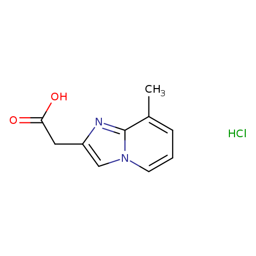 2-{8-methylimidazo[1,2-a]pyridin-2-yl}acetic acid hydrochloride