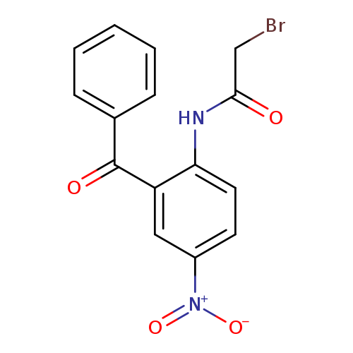 Acetamide, N-(2-benzoyl-4-nitrophenyl)-2-bromo-