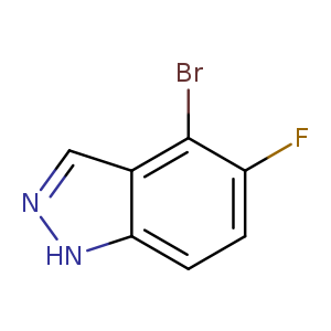 1H-Indazole, 4-broMo-5-fluoro-