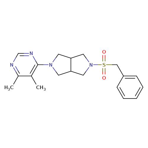 4,5-dimethyl-6-{5-phenylmethanesulfonyl-octahydropyrrolo[3,4-c]pyrrol-2-yl}pyrimidine