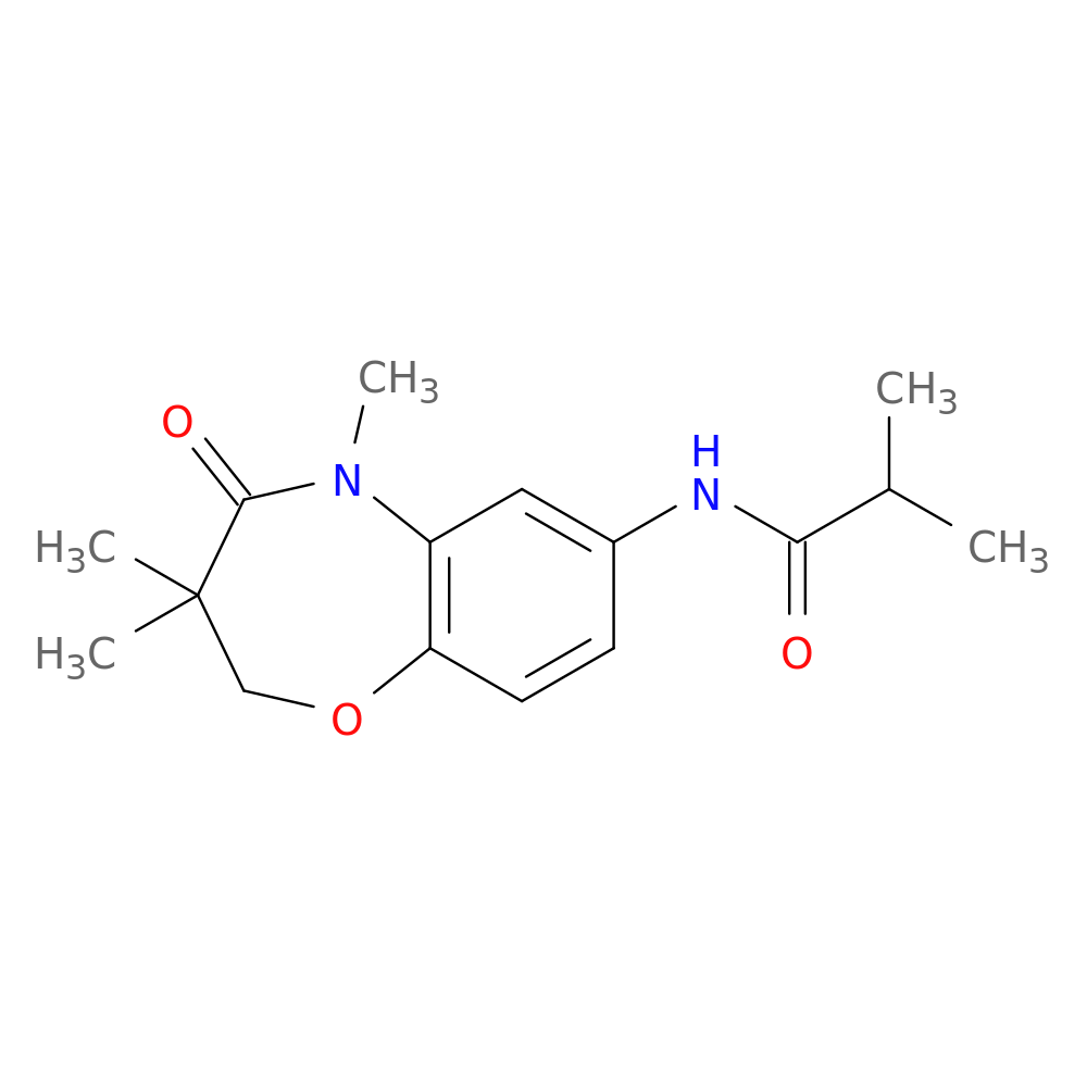 2-methyl-N-(3,3,5-trimethyl-4-oxo-2,3,4,5-tetrahydro-1,5-benzoxazepin-7-yl)propanamide
