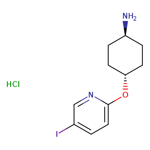 (1R,4R)-4-((5-Iodopyridin-2-yl)oxy)cyclohexan-1-amine hydrochloride