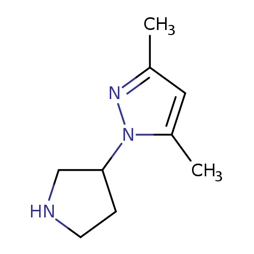 3,5-Dimethyl-1-(pyrrolidin-3-yl)-1H-pyrazole