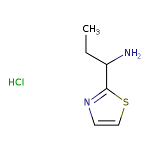 1-(1,3-thiazol-2-yl)propan-1-amine hydrochloride