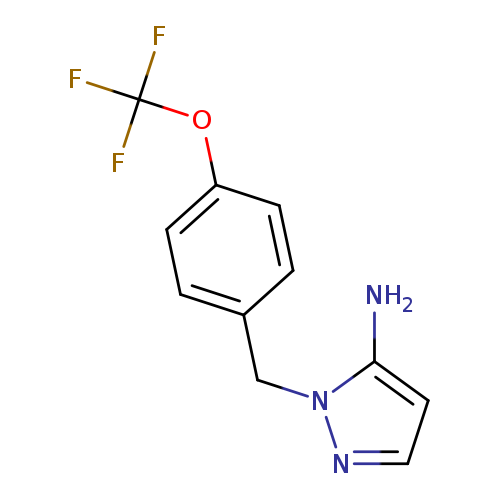 1-{[4-(trifluoromethoxy)phenyl]methyl}-1H-pyrazol-5-amine
