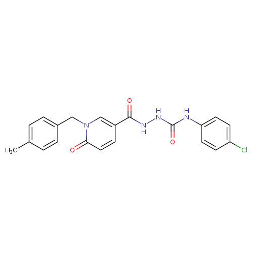 N-{[(4-chlorophenyl)carbamoyl]amino}-1-[(4-methylphenyl)methyl]-6-oxo-1,6-dihydropyridine-3-carboxamide