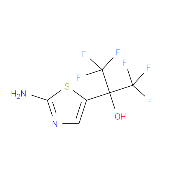 2-(2-amino-1,3-thiazol-5-yl)-1,1,1,3,3,3-hexafluoropropan-2-ol