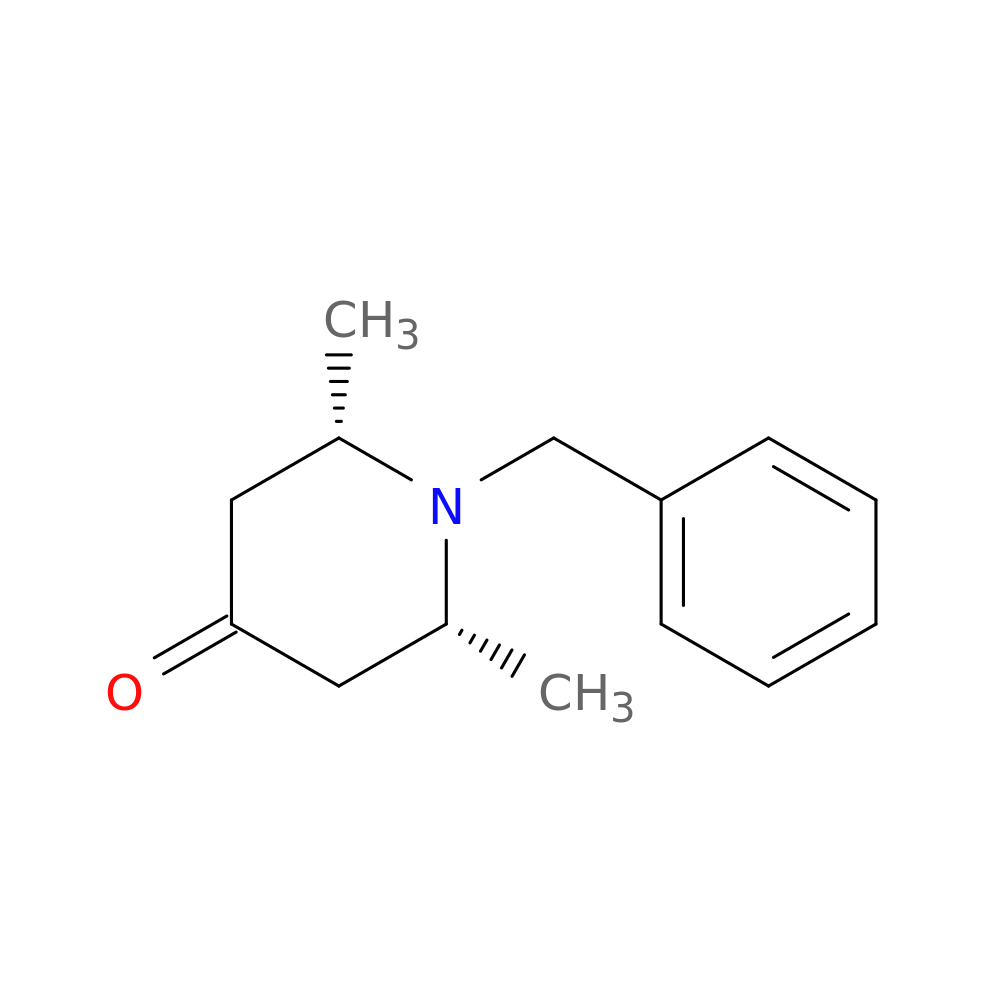 (2R,6S)-1-benzyl-2,6-dimethylpiperidin-4-one
