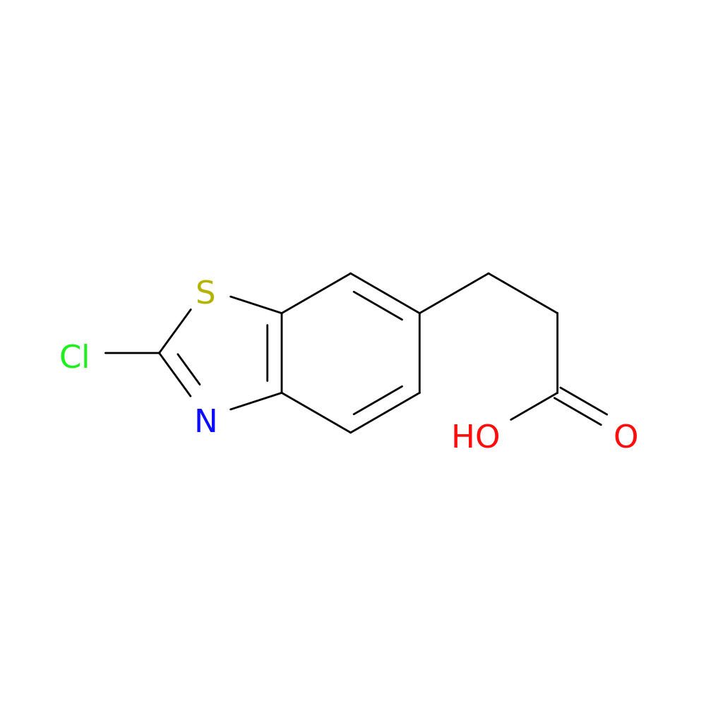 3-(2-chloro-1,3-benzothiazol-6-yl)propanoic acid