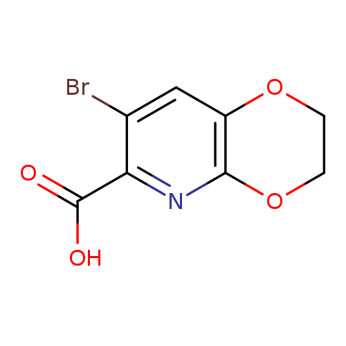 7-bromo-2H,3H-[1,4]dioxino[2,3-b]pyridine-6-carboxylicacid