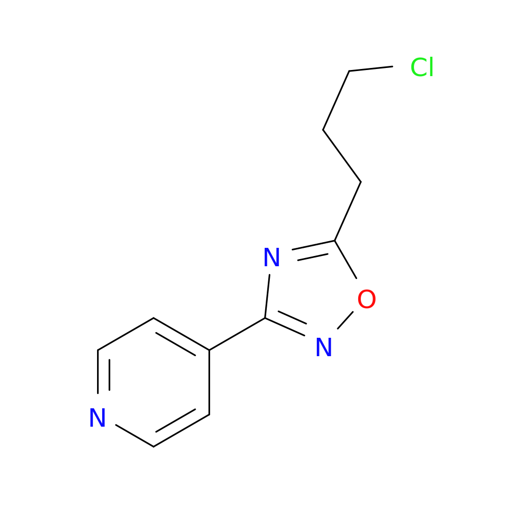 4-[5-(3-chloropropyl)-1,2,4-oxadiazol-3-yl]pyridine