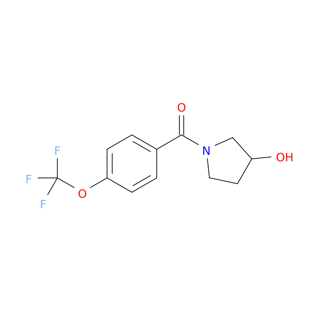 1-[4-(trifluoromethoxy)benzoyl]pyrrolidin-3-ol