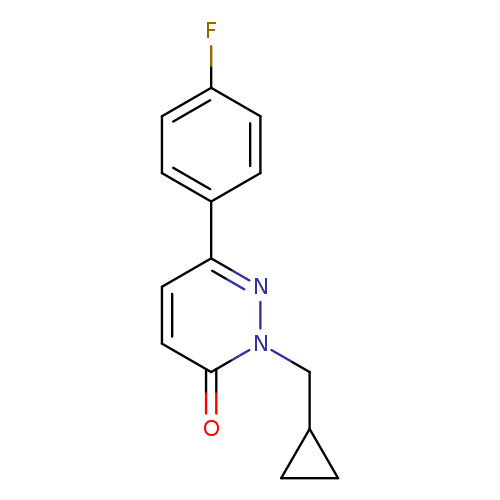 2-(cyclopropylmethyl)-6-(4-fluorophenyl)-2,3-dihydropyridazin-3-one