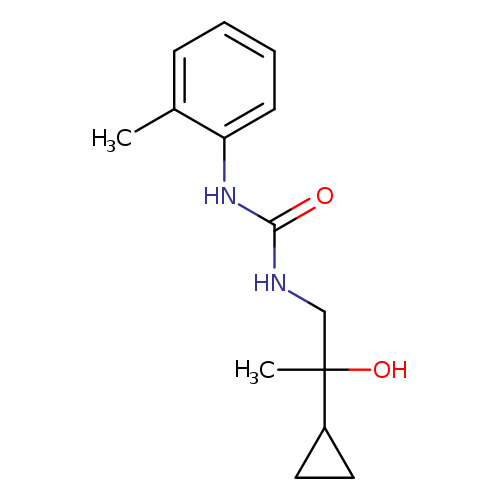 3-(2-cyclopropyl-2-hydroxypropyl)-1-(2-methylphenyl)urea