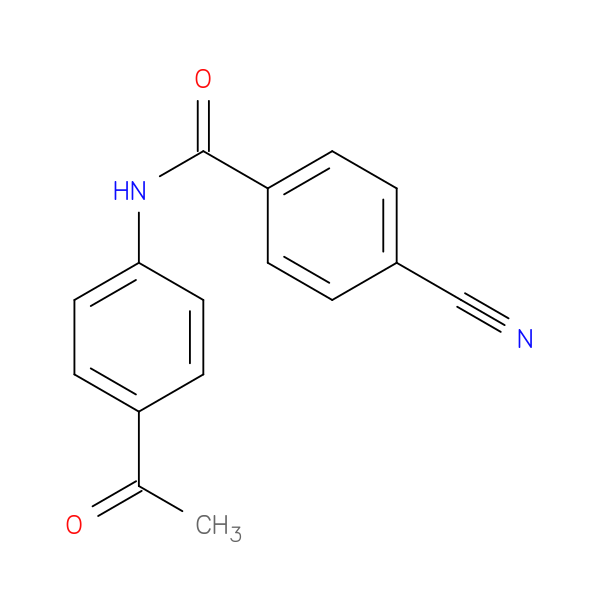 N-(4-acetylphenyl)-4-cyanobenzamide