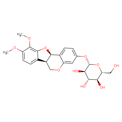 (2S,3R,4S,5S,6R)-2-(((6aR,11aR)-9,10-Dimethoxy-6a,11a-dihydro-6H-benzofuro[3,2-c]chromen-3-yl)oxy)-6-(hydroxymethyl)tetrahydro-2H-pyran-3,4,5-triol