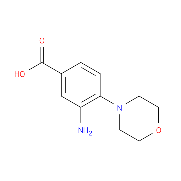Benzoic acid, 3-amino-4-(4-morpholinyl)-