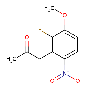 1-(2-fluoro-3-methoxy-6-nitrophenyl)propan-2-one