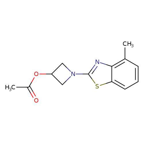 1-(4-methyl-1,3-benzothiazol-2-yl)azetidin-3-yl acetate