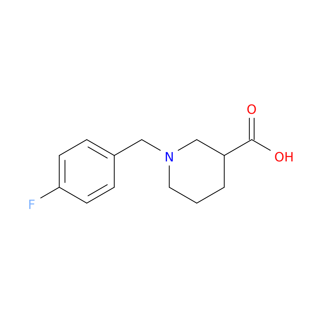 1-(4-Fluoro-benzyl)-piperidine-3-carboxylic acid