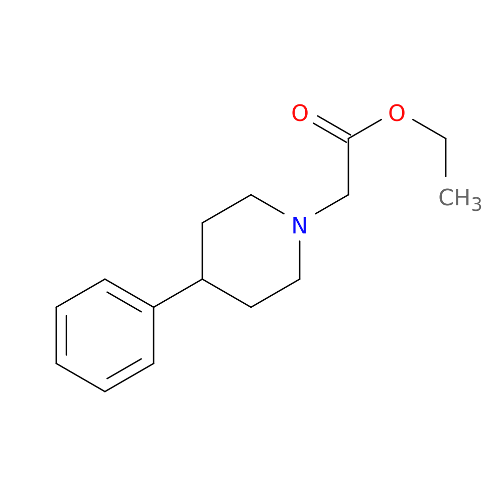 ethyl 2-(4-phenylpiperidin-1-yl)acetate