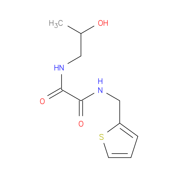 N-(2-hydroxypropyl)-N'-[(thiophen-2-yl)methyl]ethanediamide