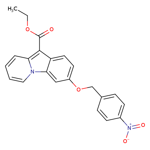 ethyl 3-[(4-nitrophenyl)methoxy]pyrido[1,2-a]indole-10-carboxylate
