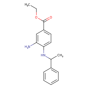 Ethyl 3-amino-4-[(1-phenylethyl)amino]benzoate