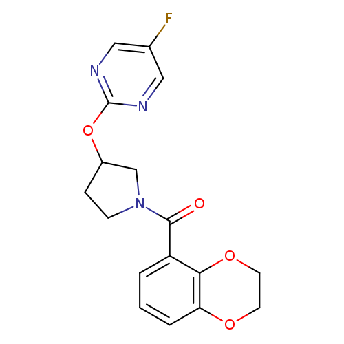 2-{[1-(2,3-dihydro-1,4-benzodioxine-5-carbonyl)pyrrolidin-3-yl]oxy}-5-fluoropyrimidine