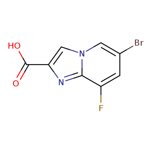 6-bromo-8-fluoroimidazo[1,2-a]pyridine-2-carboxylic acid