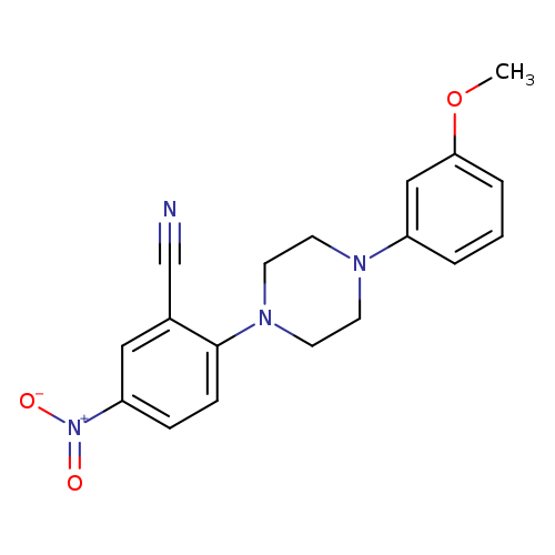 2-[4-(3-Methoxyphenyl)piperazin-1-yl]-5-nitrobenzonitrile