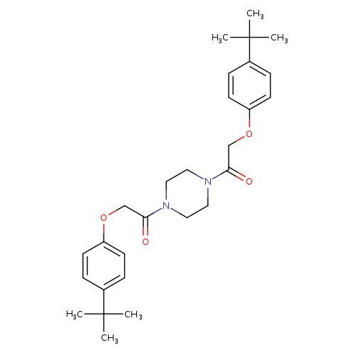 1,4-bis[(4-tert-butylphenoxy)acetyl]piperazine