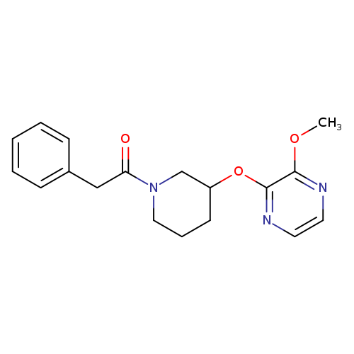 1-{3-[(3-methoxypyrazin-2-yl)oxy]piperidin-1-yl}-2-phenylethan-1-one