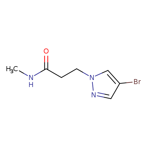 3-(4-Bromo-1H-pyrazol-1-yl)-N-methylpropanamide