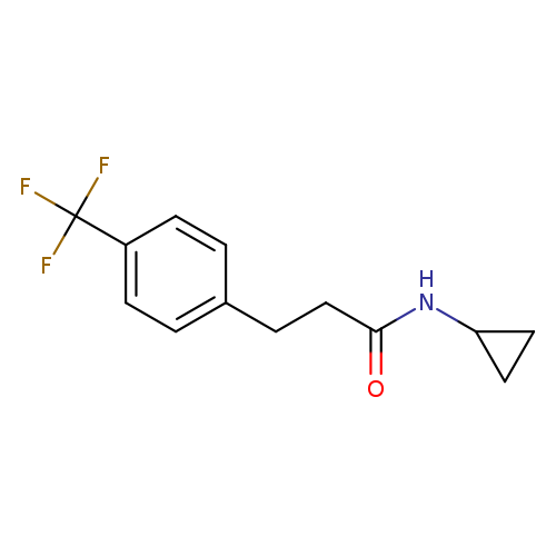 N-cyclopropyl-3-[4-(trifluoromethyl)phenyl]propanamide