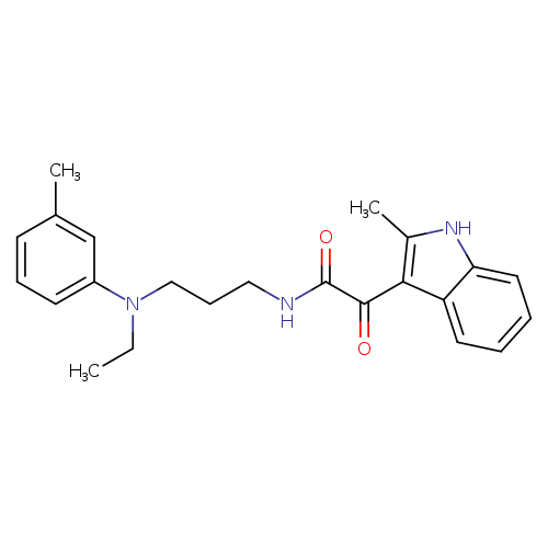 N-{3-[ethyl(3-methylphenyl)amino]propyl}-2-(2-methyl-1H-indol-3-yl)-2-oxoacetamide