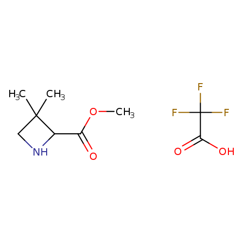 methyl 3,3-dimethylazetidine-2-carboxylate, trifluoroacetic acid