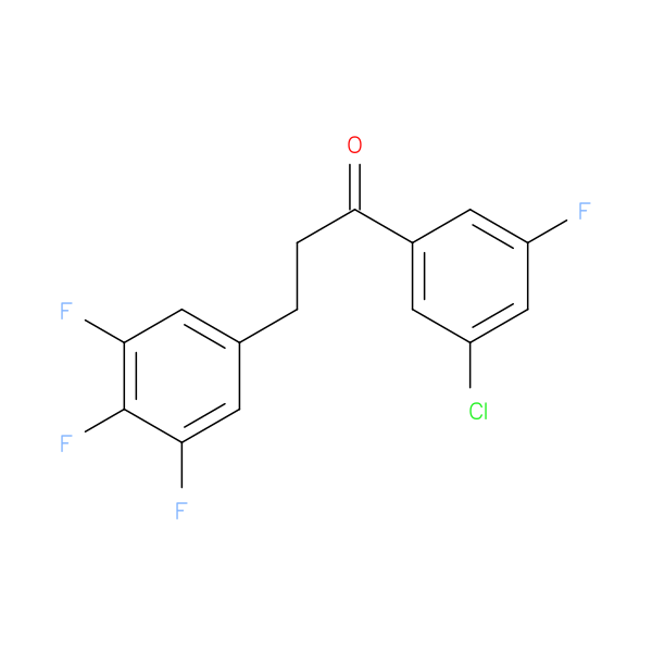 3'-Chloro-5'-fluoro-3-(3,4,5-trifluorophenyl)propiophenone
