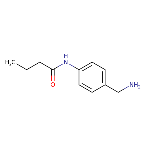 N-[4-(aminomethyl)phenyl]butanamide