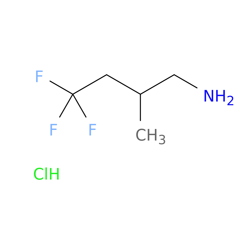 4,4,4-Trifluoro-2-methylbutan-1-amine hydrochloride