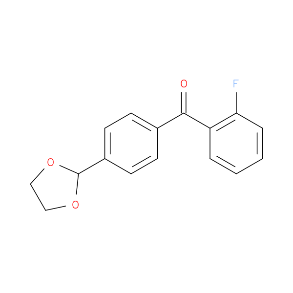 4'-(1,3-Dioxolan-2-yl)-2-fluorobenzophenone