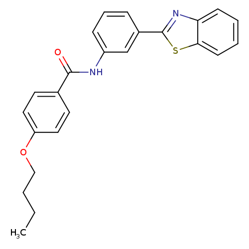 N-[3-(1,3-benzothiazol-2-yl)phenyl]-4-butoxybenzamide