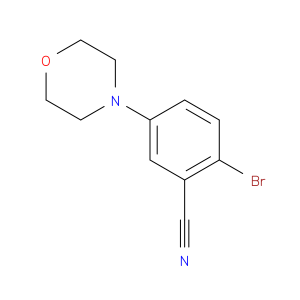 2-Bromo-5-morpholinobenzonitrile