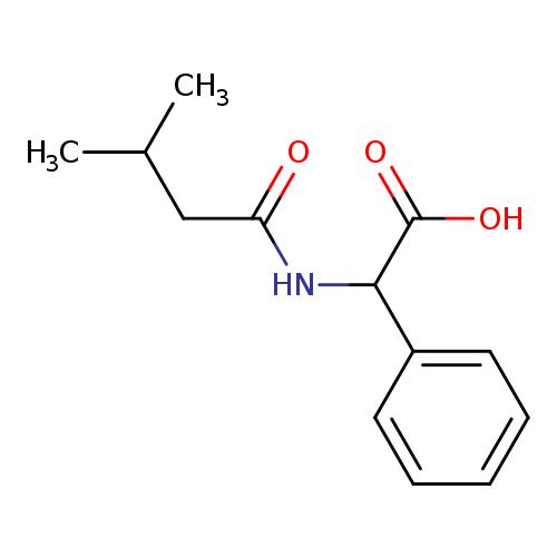 2-(3-Methylbutanamido)-2-phenylacetic acid
