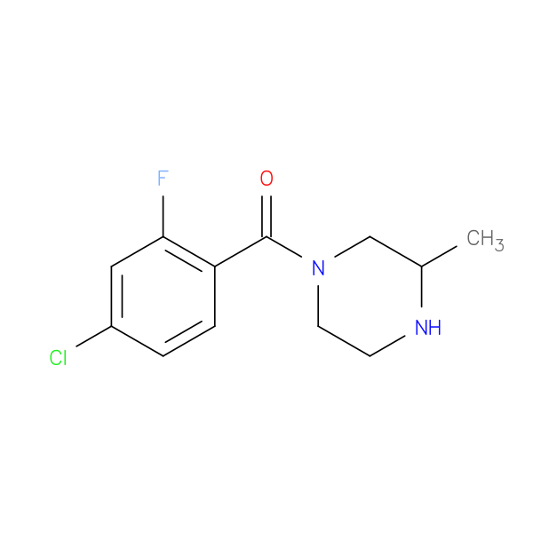 1-(4-chloro-2-fluorobenzoyl)-3-methylpiperazine