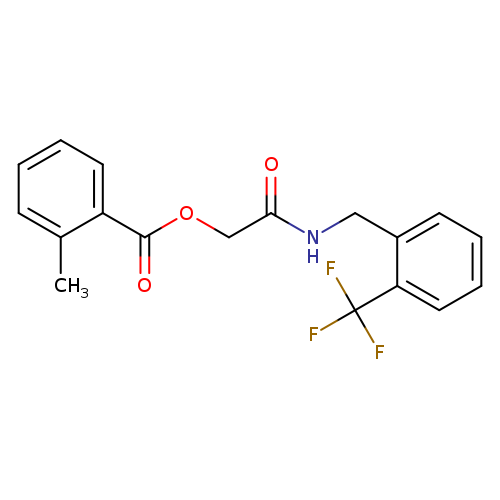 ({[2-(trifluoromethyl)phenyl]methyl}carbamoyl)methyl 2-methylbenzoate