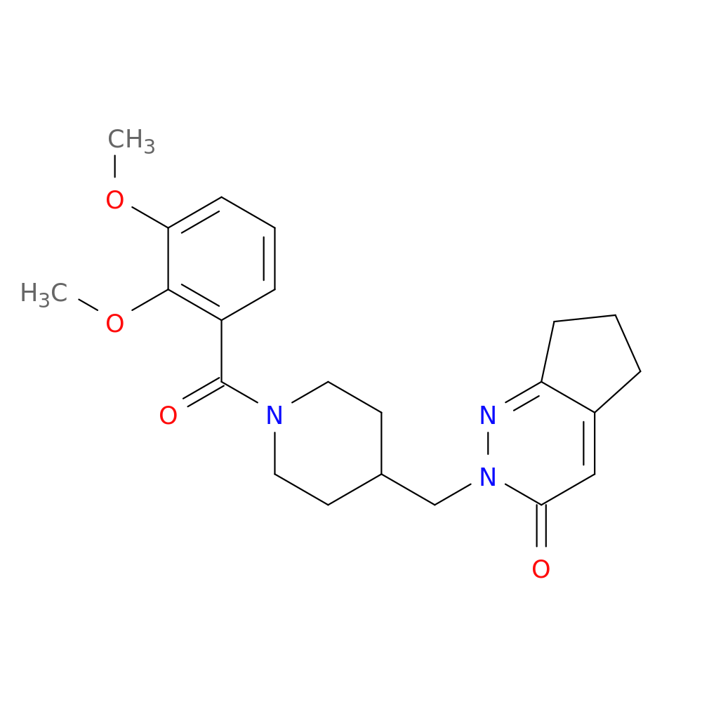 2-{[1-(2,3-dimethoxybenzoyl)piperidin-4-yl]methyl}-2H,3H,5H,6H,7H-cyclopenta[c]pyridazin-3-one